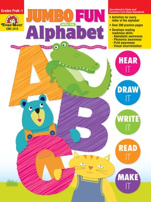 cover image of Jumbo Fun with the Alphabet, Grades PreK-1